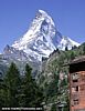 Matterhorn from Zermatt (summer) - 73KB