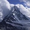 Clouds boil about the Matterhorn - 94 KB
