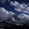 Evening clouds over the Matterhorn - 105 KB