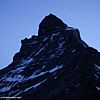 The moon sets behind the Matterhorn - 80 KB
