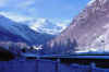 Approaching Zermatt by train (83255 bytes)